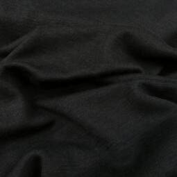 Wolle/Lyocell Biojersey uni - schwarz (schmale Breite)