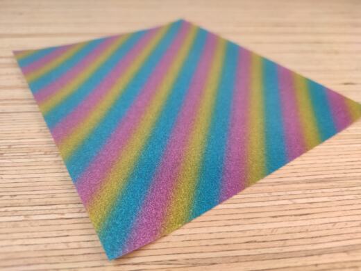 DIN A4 Glitzer Flexfolie - Siser Twinkle - Regenbogen (rainbow TW0090)