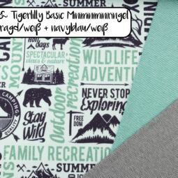 Biojersey - Tigerlilly Basic - Miniminiminiringel smaragdgrün/weiß – Bild 4