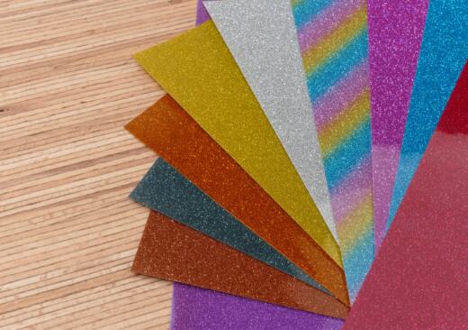 DIN A4 Glitzer Flexfolie - Siser Twinkle - Regenbogen (rainbow TW0090)