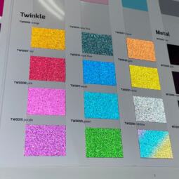 DIN A4 Glitzer Flexfolie - Siser Twinkle - Regenbogen (rainbow TW0090) – Bild 3