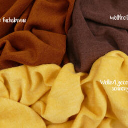 Bio Wollfrottee (Merino) - fuchsbraun – Bild 2
