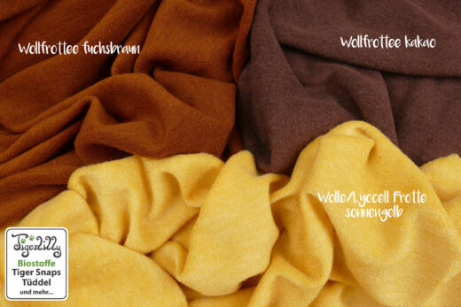 Bio Wollfrottee (Merino) - fuchsbraun