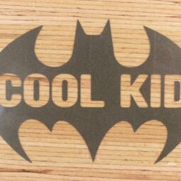 Bügelbild - COOL KID (ca. 10 x 14,5cm) - Folienauswahl – Bild 69