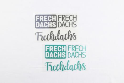 Bügelbilder aus Reflexfolie - "Frechdachs" - Farbauswahl