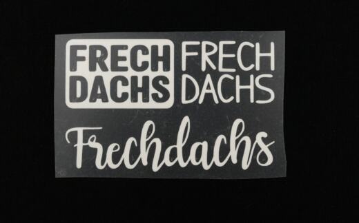 Bügelbilder aus Reflexfolie - "Frechdachs" - Farbauswahl