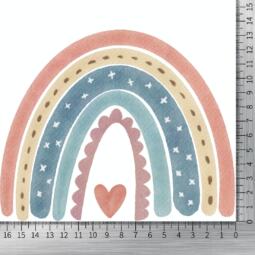 DTF Bügelbild D17 - Tigerlilly EP - Herzregenbogen (ca. 16,5 x 13,5cm) – Bild 2