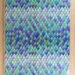 DIN A4 Flexfolie - Siser EasyPatterns® Plus - mermaid scales