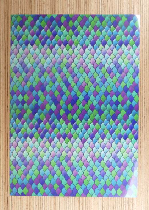 DIN A4 Flexfolie - Siser EasyPatterns® Plus - mermaid scales