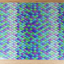 DIN A4 Flexfolie - Siser EasyPatterns® Plus - mermaid scales – Bild 2
