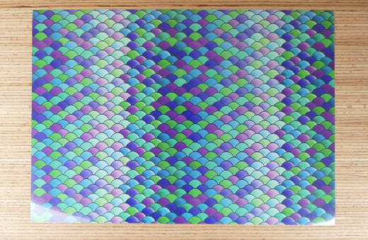 DIN A4 Flexfolie - Siser EasyPatterns® Plus - mermaid scales
