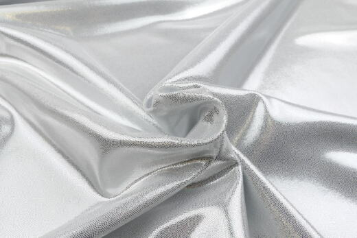 Bade-/Sportjersey - Hologramm weiß/silber