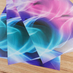 DIN A4 Flexfolie -  POLI-TAPE ® Design Flex by Oma Plott - Flow Pink Blue – Bild 3