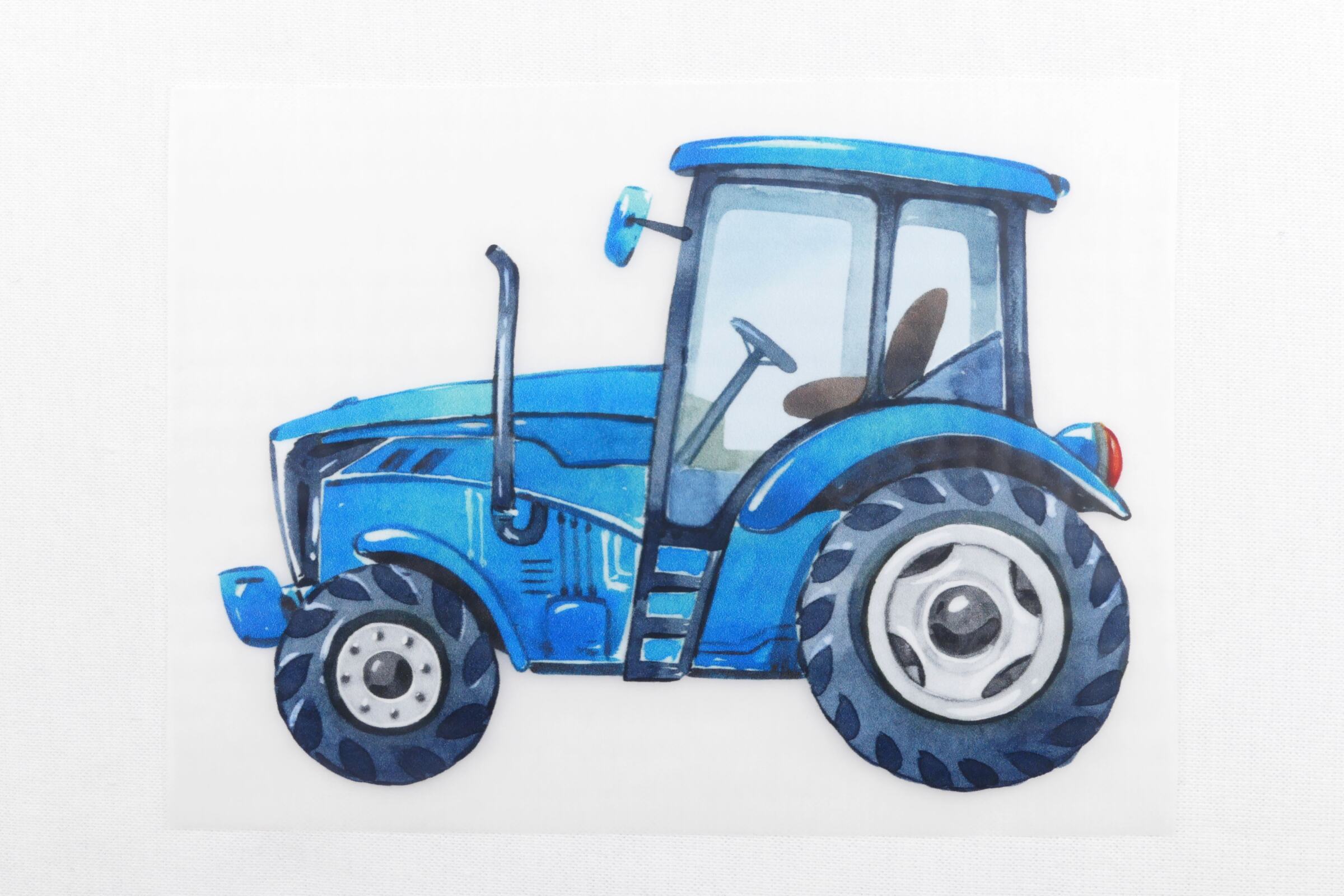 traktor blau neu