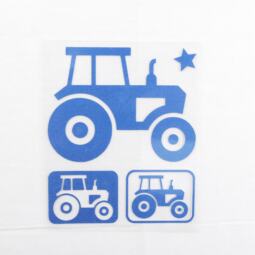Bügelbilder aus Reflexfolie - Traktor - Farbauswahl – Bild 3