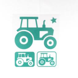 Bügelbilder aus Reflexfolie - Traktor - Farbauswahl – Bild 5
