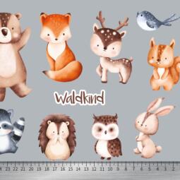 DTF Bügelbilder D8 - Waldkind (ca. 19,5 x 26cm) – Bild 2