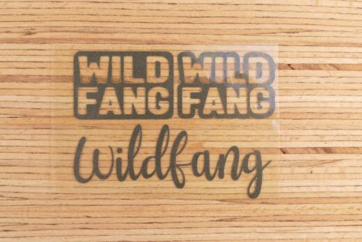 Bügelbilder - "Wildfang" - Farbauswahl