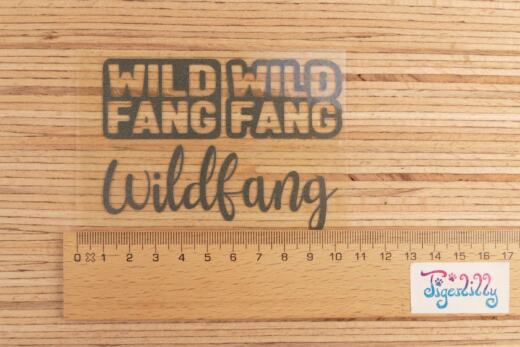 Bügelbilder - "Wildfang" - Farbauswahl