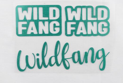 Bügelbilder - "Wildfang" - Farbauswahl