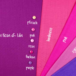 Bio Wollmusselin (100% Schurwolle) - purple – Bild 2