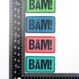 DTF Bügelbilder G2 - Tigerlilly EP - Label "BÄM!" (ca. 12,5 x 5cm) – Bild 2