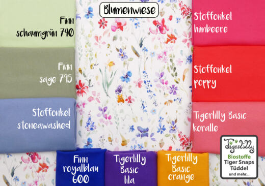 Biojersey - Tigerlilly - Blumenwiese