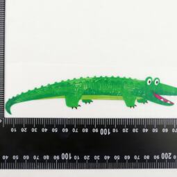 DTF Bügelbild G14 - Krokodil (ca. 4 x 18cm) – Bild 2