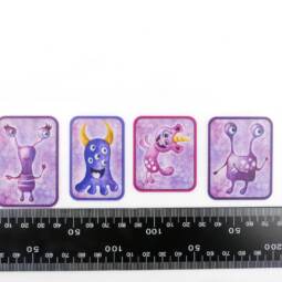 DTF Bügelbilder G1 - Tigerlilly EP - Label Monstellas (ca. 6 x 17,5cm) – Bild 2