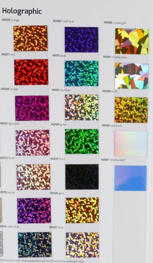 DIN A4 Effekt Flexfolie - Siser Holographic - spectrum