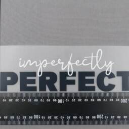 DTF Bügelbild G17 - Tigerlilly EP - "imperfectly perfect" ( ca. 7 x 22cm) – Bild 2