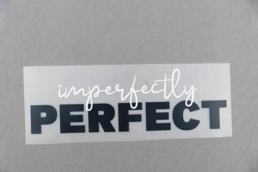 DTF Bügelbild G17 - Tigerlilly EP - "imperfectly perfect" ( ca. 7 x 22cm)