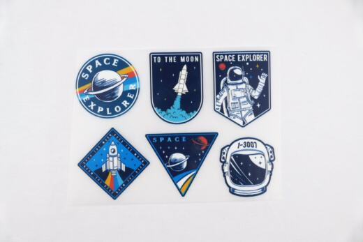DTF Bügelbilder G12 - Space Explorer (ca. 10,5 x 14,5cm)