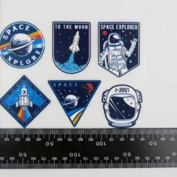 DTF Bügelbilder G12 - Space Explorer (ca. 10,5 x 14,5cm) – Bild 2