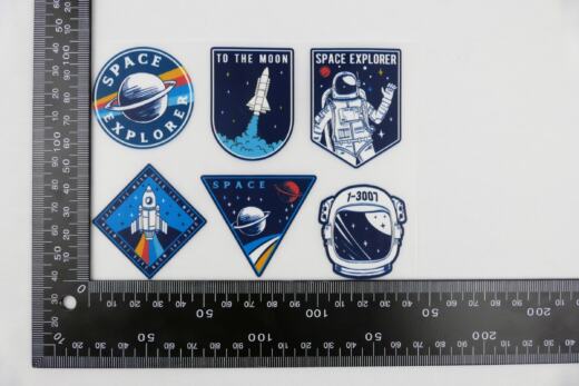 DTF Bügelbilder G12 - Space Explorer (ca. 10,5 x 14,5cm)