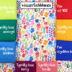 Biojersey - Tigerlilly EP - Wasserfarbblumen – Bild 3