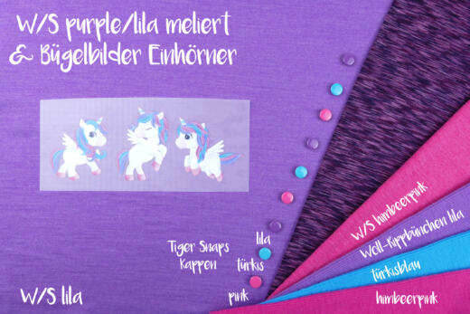 Wolle/Seide Bio Sommersweat – lila