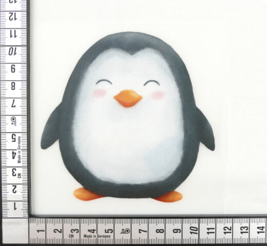 DTF Bügelbild I14 - Pinguin (ca. 10,5 x 10cm)