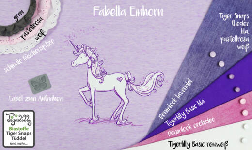 Biojersey - Tigerlilly EP - Fabella Einhorn (Rapport: 80cm)