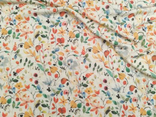 Wolle/Seide Biojersey - Floralie
