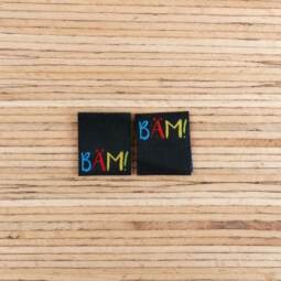 Zwei Weblabel zum Einnähen – Tigerlilly EP – "BÄM!"