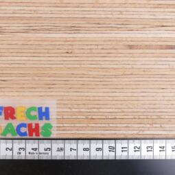 DTF Bügelbilder G24 - Label "Frechdachs" 2Stück (ca. 2,5 x 5cm) – Bild 2
