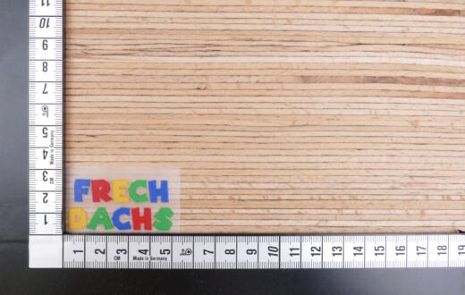 DTF Bügelbilder G24 - Label "Frechdachs" 2Stück (ca. 2,5 x 5cm)