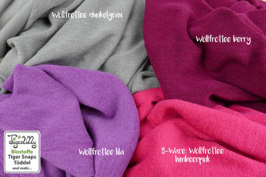 Bio Wollfrottee (Merino) - dunkelgrau