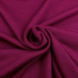 Bio Wolljersey (Interlock) uni - berry