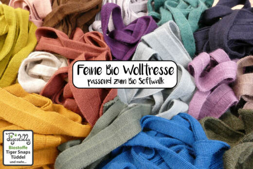 Feine Bio Wolltresse - Farbauswahl (passend zum Bio Softwalk)