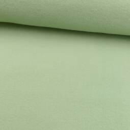 Bio Baumwollfleece - pastellgrün 122