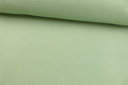 Bio Baumwollfleece - pastellgrün 122
