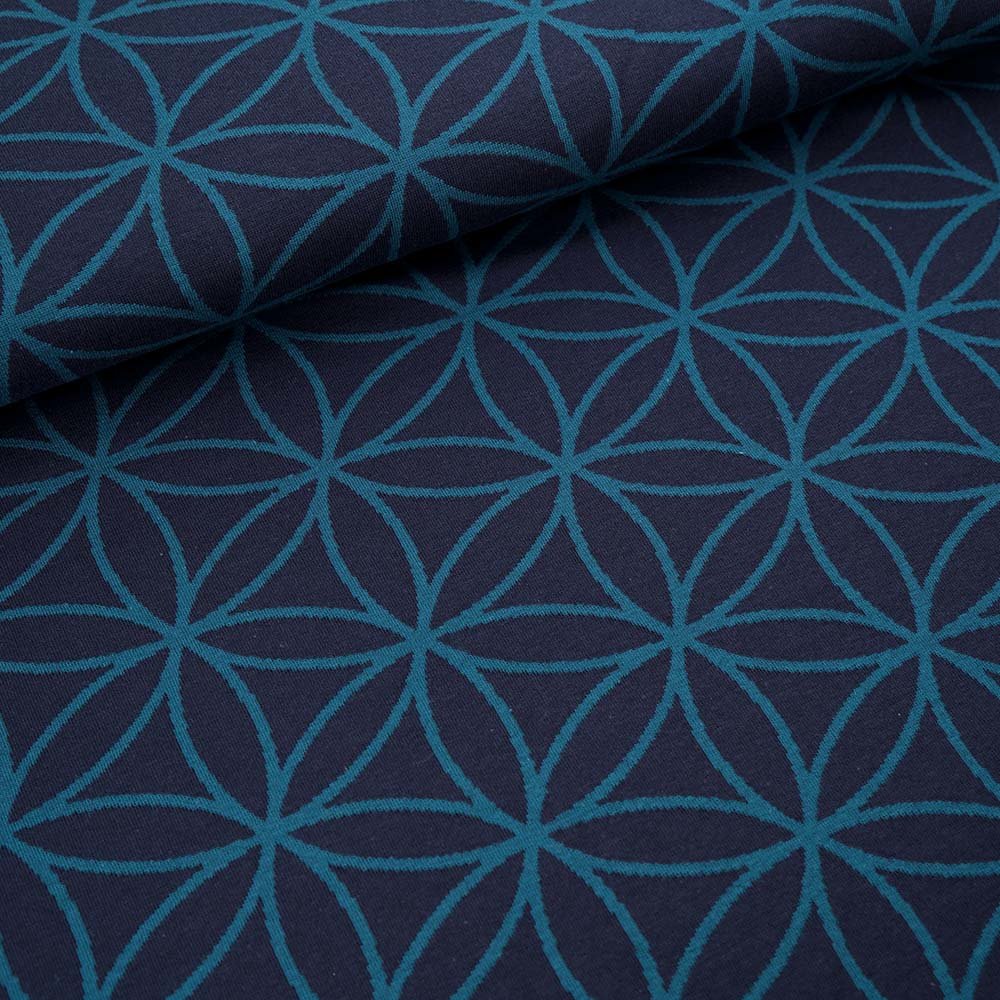 bio-jacquard-blume-des-lebens-dark-blue 1