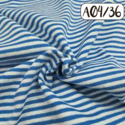 Biobündchen Ringel (schmal) - Albstoffe - bluette/stella-melange A04/36
